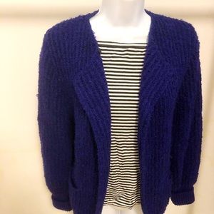Vintage electric ⚡️purple chunky sweater